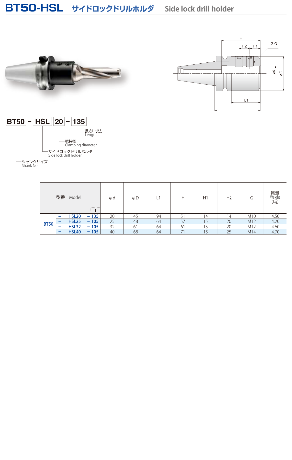 BT50-HSL